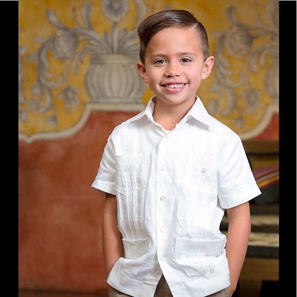 baby boy guayabera shirt